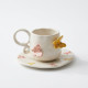 Porcelain Mug & Saucer